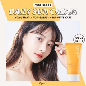 A'PIEU Pure Block Natural Daily Sun Cream 50ml