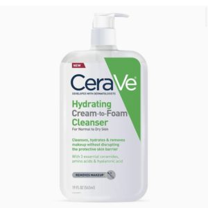 CeraVe Hydrating Cream-to-Foam Cleanser 19fl oz 562ml
