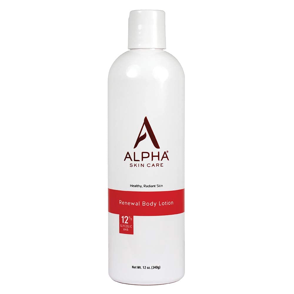 Alpha Skin Care Revitalizing Body Lotion with 12% Glycolic AHA 12 Fl Oz